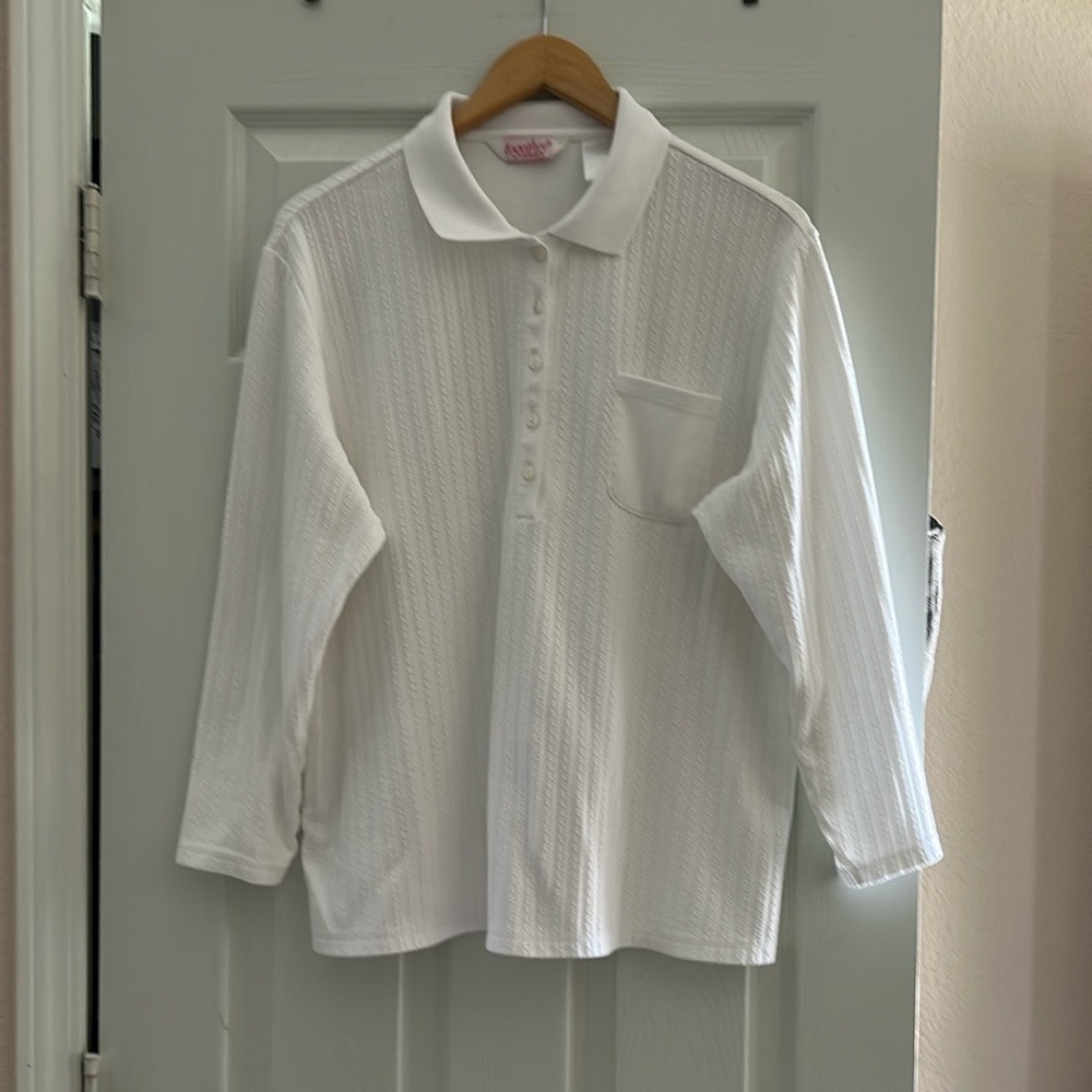 Vintage Together Classic  Lightweight Long Sleeve Blouse Sz 1X